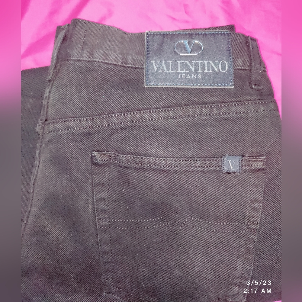 Black Valentino jeans